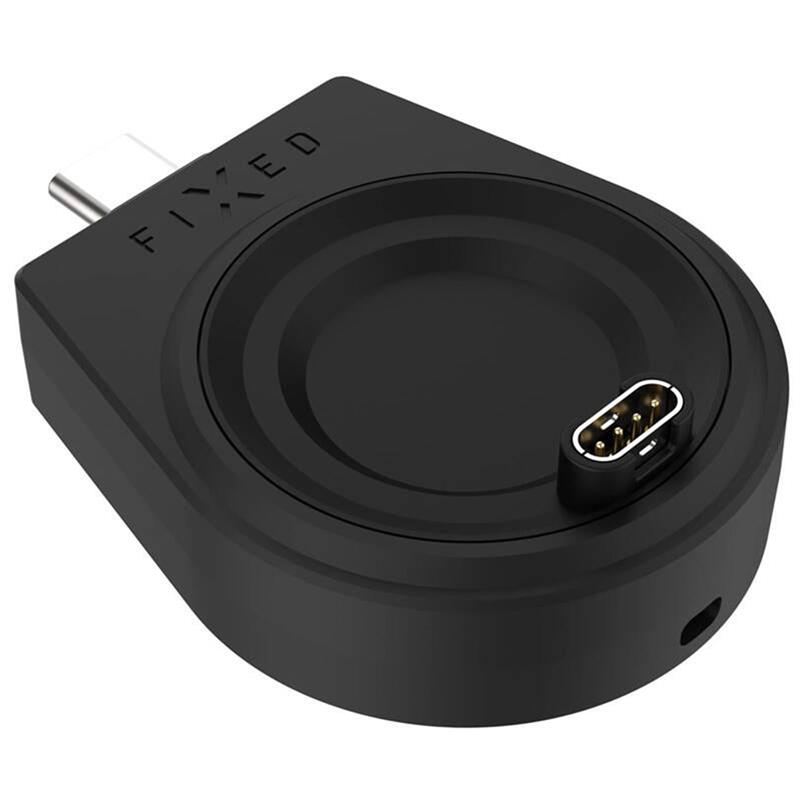 Fixed USB-C Charging Adapter, Garmin Smart Watch, must - Laadija