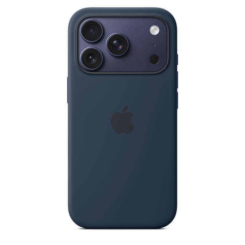 Apple Silicone Case with Magsafe, iPhone 17 Pro, tumesinine - Ümbris