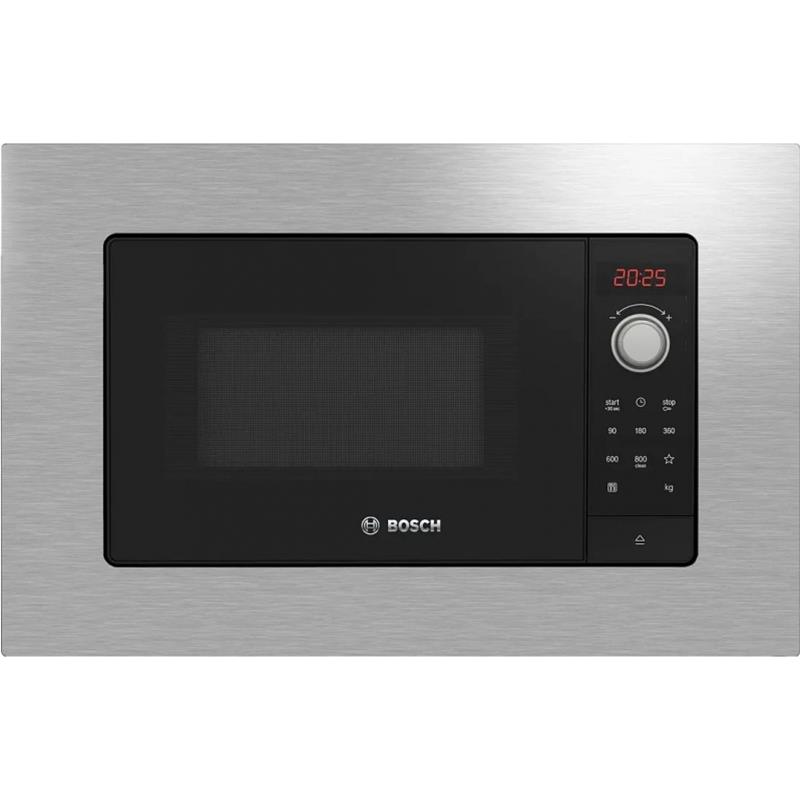 Bosch, 20 L, 800 W, roostevaba teras - Integreeritav mikrolaineahi