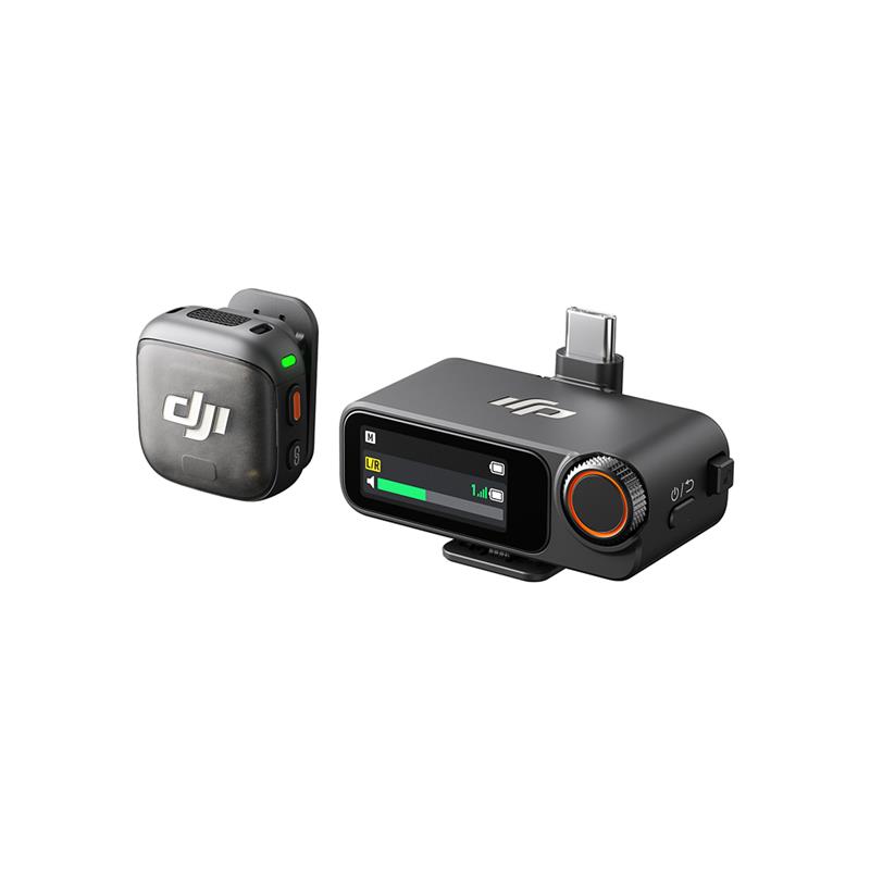 DJI Mic 3 (1 TX + 1 RX), hall - Juhtmevaba mikrofon