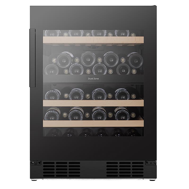 Hisense, 46 pudelit, kõrgus 82 cm, must - Veinikülmik
