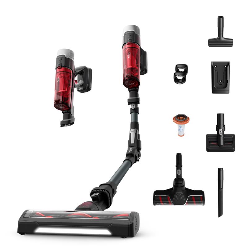 Tefal X-Force Flex 9.60 Complete, punane/hall - Varstolmuimeja