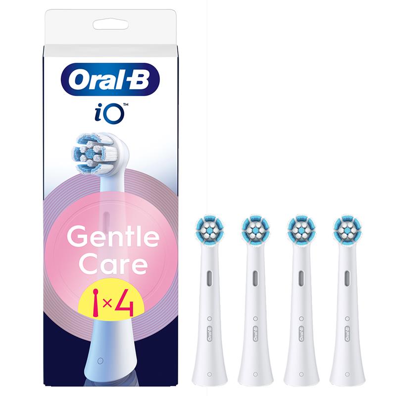 Braun Oral-B GentleCare White, 4 tk, valge - Lisaharjad